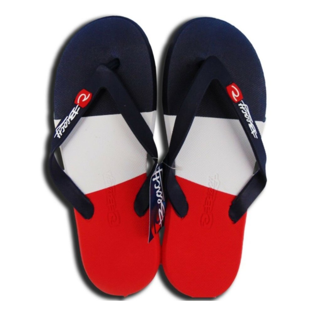 NWT SUMMER SOFT CASUAL TRICOLOR FLIP FLOPS SANDALS IN-OUTDOOR MEN'S BEACH SHOES